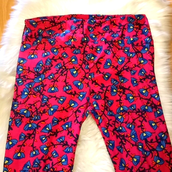 LulaRoe Floral Printed Leggings- T&C-#1569+ - Picture 2 of 10